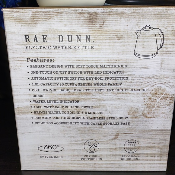 Rae Dunn Toaster and Kettle set - Picture 8 of 12